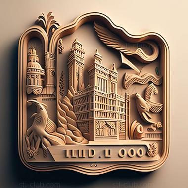 3D модель Толедо в США (STL)